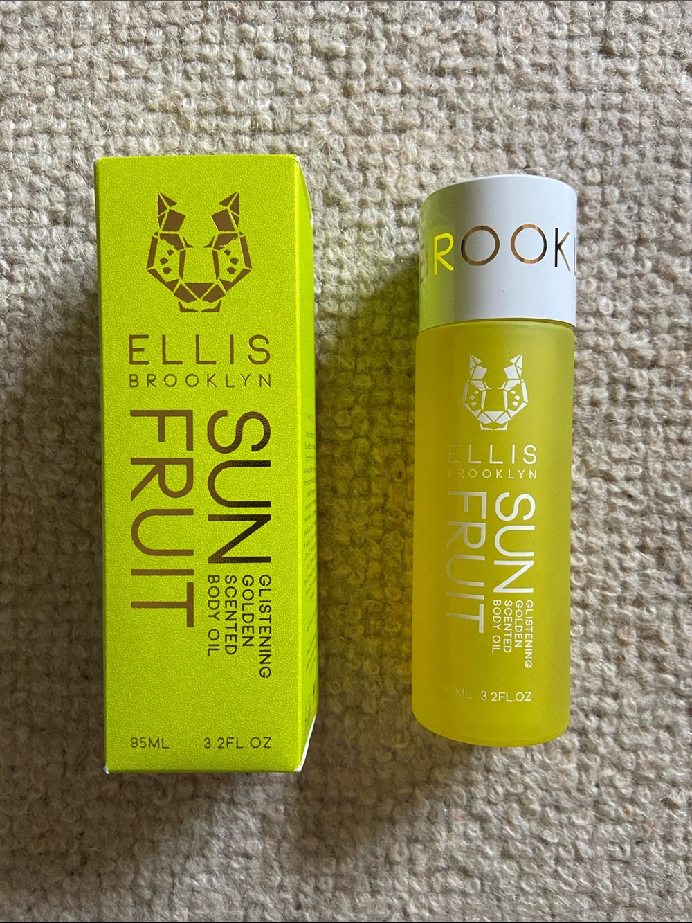 Ellis Brooklyn Sun Fruit Glistening Golden Body Oil - 95ml